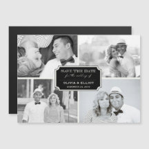 ヴィンテージクラシック蔵書票4枚の写真が日付を保存