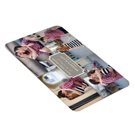 ヴィンテージクラシック蔵書票4枚の写真の保存日付 マグネット (右側)