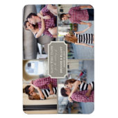 ヴィンテージクラシック蔵書票4枚の写真の保存日付 マグネット (縦)