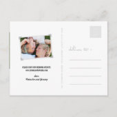 ヴィンテージクラシック蔵書票4枚の写真の保存日付 案内ポストカード (裏面)