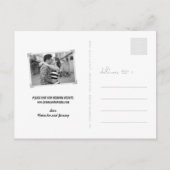 ヴィンテージクラシック蔵書票4枚の写真の保存日付 案内ポストカード (裏面)