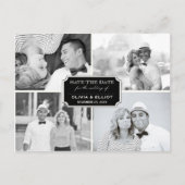 ヴィンテージクラシック蔵書票4枚の写真の保存日付 案内ポストカード (正面)