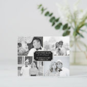 ヴィンテージクラシック蔵書票4枚の写真の保存日付 案内ポストカード (スタンド正面)