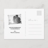 ヴィンテージクラシック蔵書票4枚の写真の保存日付 案内ポストカード (裏面)