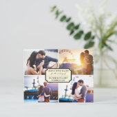 ヴィンテージクラシック蔵書票4枚の写真の保存日付 案内ポストカード (スタンド正面)