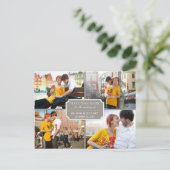 ヴィンテージクラシック蔵書票4枚の写真の保存日付 案内ポストカード (スタンド正面)