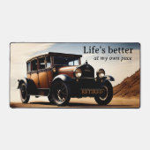 ヴィンテージクラシック車の退職 デスクマット (正面)