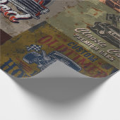 ヴィンテージクラシック車グラフィック ラッピングペーパー (角)