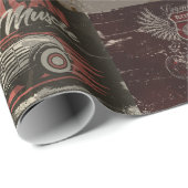 ヴィンテージクラシック車グラフィック ラッピングペーパー (ロールコーナー)