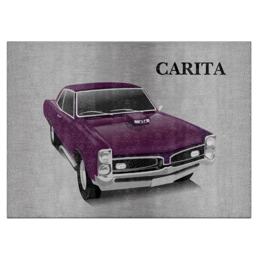 ヴィンテージクラシック車切断板 カッティングボード (正面)