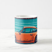ヴィンテージクラシック車 コーヒーマグカップ (中央)