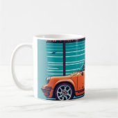 ヴィンテージクラシック車 コーヒーマグカップ (左)