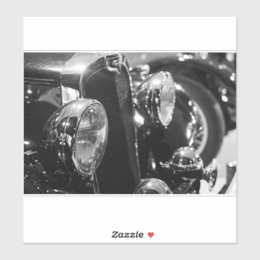 ヴィンテージクラシック車 シール (シート)