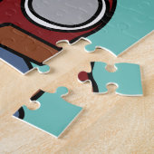 ヴィンテージクラシック車 ジグソーパズル (側面)