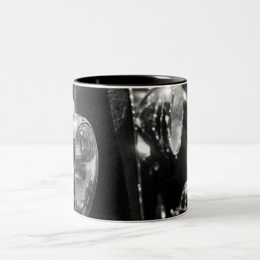 ヴィンテージクラシック車 ツートーンマグカップ (中央)