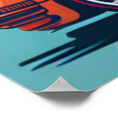 ヴィンテージクラシック車 ポスター (角)