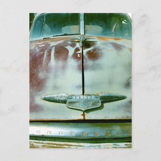ヴィンテージクラシック車 ポストカード (正面)