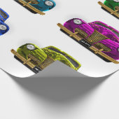 ヴィンテージクラシック車 ラッピングペーパー (角)