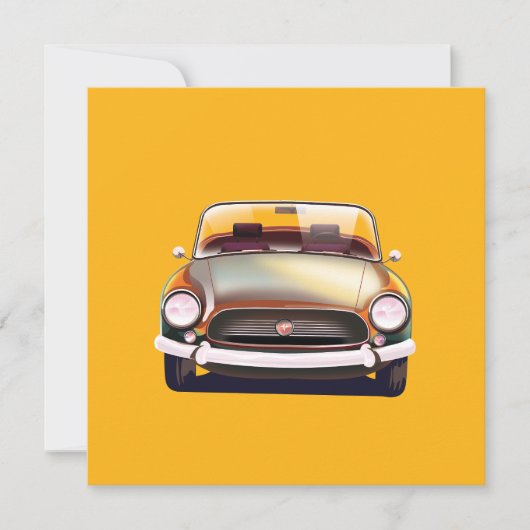 ヴィンテージクラシック車 案内状 (正面)