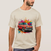 ヴィンテージクラシック車 Tシャツ (正面)