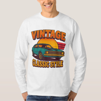 ヴィンテージクラシック車 Tシャツ
