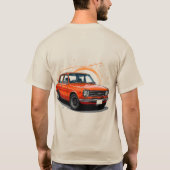 ヴィンテージクラシック車 Tシャツ (裏面)