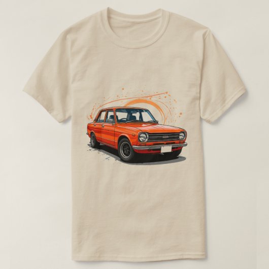 ヴィンテージクラシック車 Tシャツ (デザイン正面)