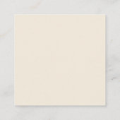 ヴィンテージクラシック金ゴールドウェディングRSVPカード エンクロージャーカード (裏面)