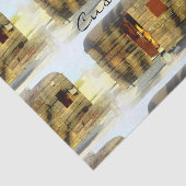 ヴィンテージクラシック風化木材キャラバン 薄葉紙 (詳細)