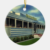 ヴィンテージクラシック50sレトロレストランペリカンダイナー セラミックオーナメント (正面)