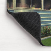 ヴィンテージクラシック50sレトロレストランペリカンダイナー マウスパッド (コーナー)