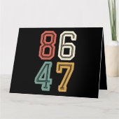 ヴィンテージクラシック86 47アンチトランプ2024インピーチ カード (正面)