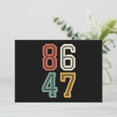 ヴィンテージクラシック86 47アンチトランプ2024インピーチ 招待状 (スタンド正面)