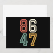 ヴィンテージクラシック86 47アンチトランプ2024インピーチ 招待状 (正面/裏面)