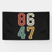 ヴィンテージクラシック86 47アンチトランプ2024インピーチ 横断幕 (横)