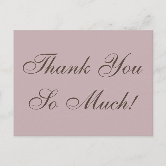 ヴィンテージクラシック「ありがとう！」 ポストカード (正面)