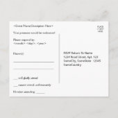 ヴィンテージクラシック、「どうぞR.S.V.P.」 ポストカード (裏面)