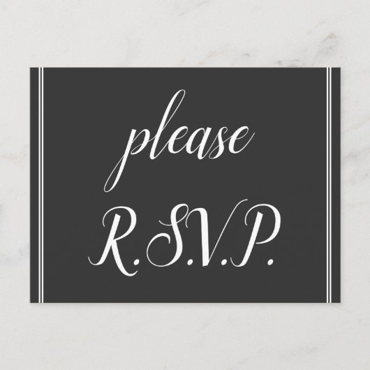 ヴィンテージクラシック、「どうぞR.S.V.P.」 ポストカード (正面)