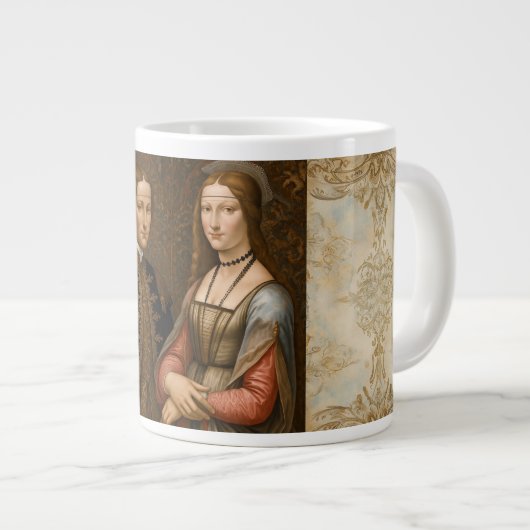 ヴィンテージクラシック、カップル王室のズ ジャンボコーヒーマグカップ (正面右)