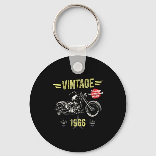 ヴィンテージクラシック 1966年生まれ 60歳 キーホルダー (正面)