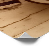 ヴィンテージクラシックD.A.R.Eパトカー ポスター (角)