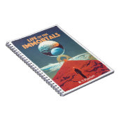 ヴィンテージクラシックSFパルプ本カバー ノートブック (右側)