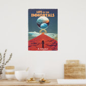 ヴィンテージクラシックSFパルプ本カバー ポスター (キッチン)