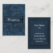 ヴィンテージクラスの金属名刺 名刺 (正面/裏面)