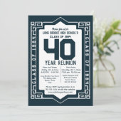 ヴィンテージクラス1984 40年高校懇親会 招待状 (スタンド正面)