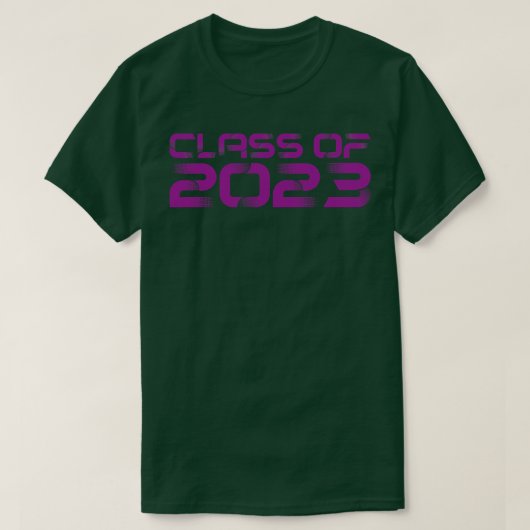 ヴィンテージクラス2023パープル文字 Tシャツ (デザイン正面)