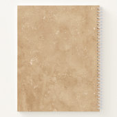 ヴィンテージクラフトブラウンシック ノートブック (裏面)