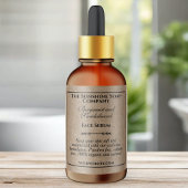 ヴィンテージクラフト紙スタイルスポイトボトルラベル ラベル