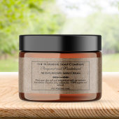 ヴィンテージクラフト紙スタイル化粧品瓶ラベル ラップアラウンドラベル