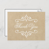 ヴィンテージクラフト紙 | 卒業ありがとう ポストカード (正面/裏面)